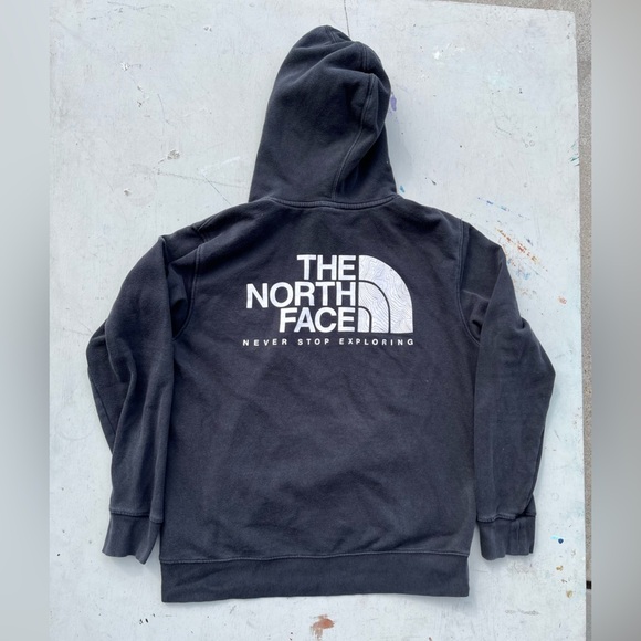 The North Face Other - Men's North Face Hoodie Black Logo M Pocket Outdoor Cotton Camp Hike College
